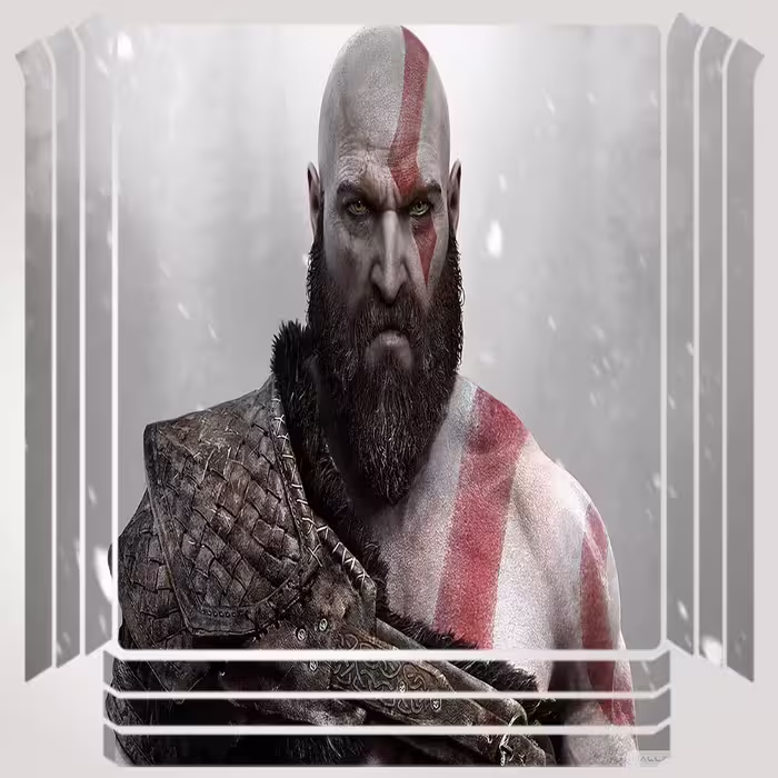 برچسب پلی استیشن ۴ مدل god of war کد PSP-319 