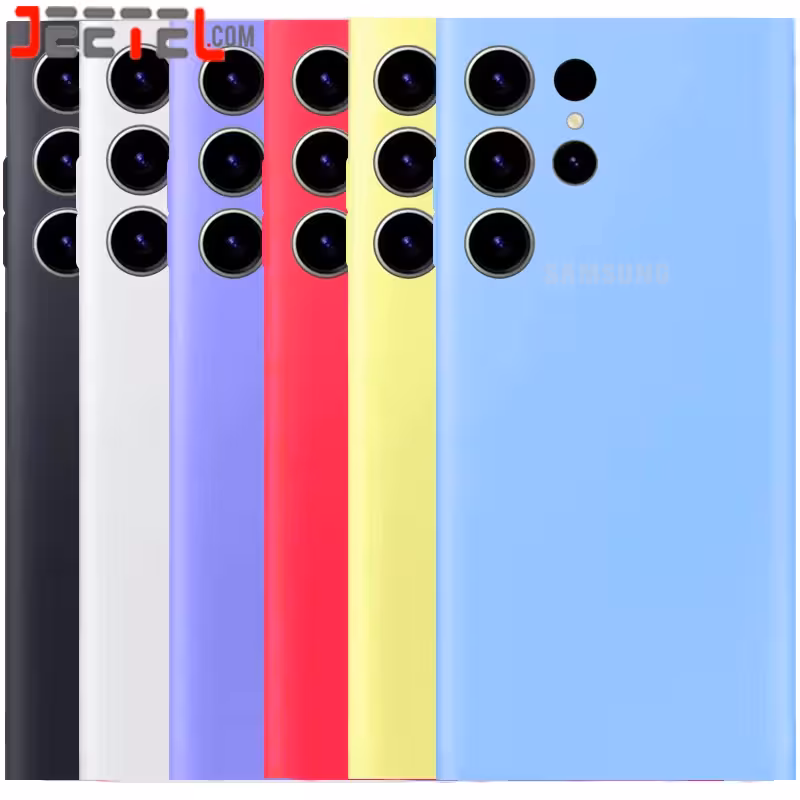 کاور سیلیکونی تک رنگ اورجینال Samsung Galaxy S23 Ultra مدل پاک کنی اصل (ساخت ویتنام)