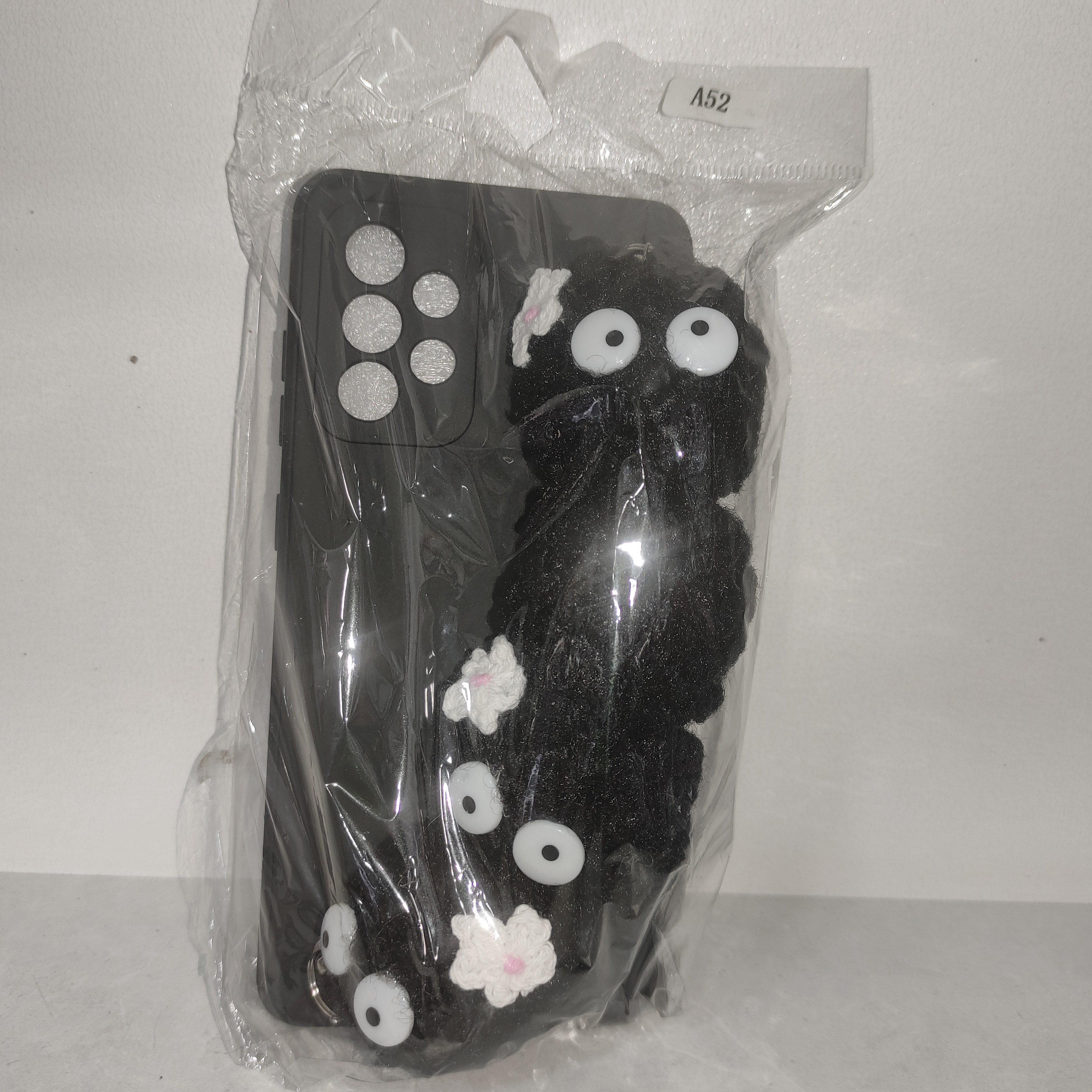 قاب گوشی سامسونگa52 قاب دخترانه دستبندی پوفی