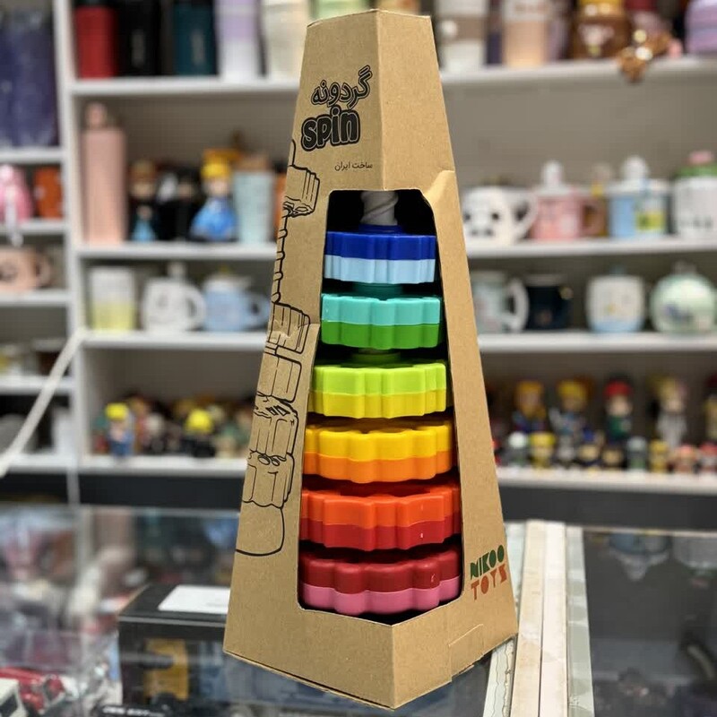 اسباب بازی، گردونه، سرگرمی مناسب شناخت رنگها و خلاقیت برای کودکان