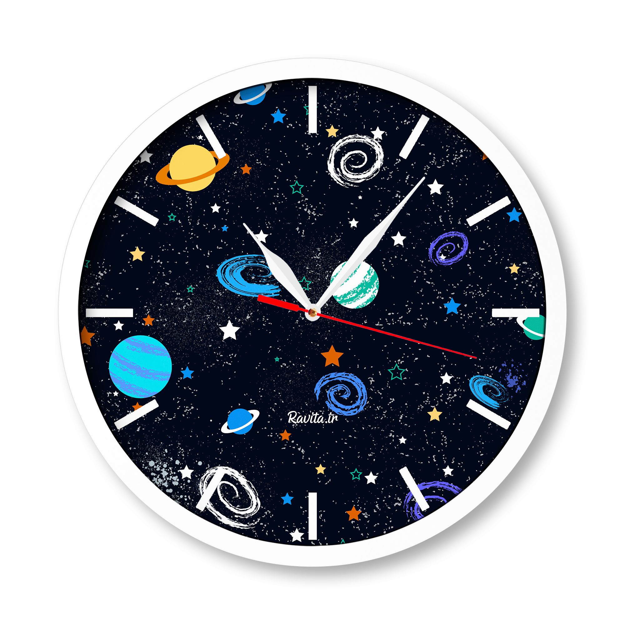 ساعت‌های دیواری راویتا طرح کهکشان 2143