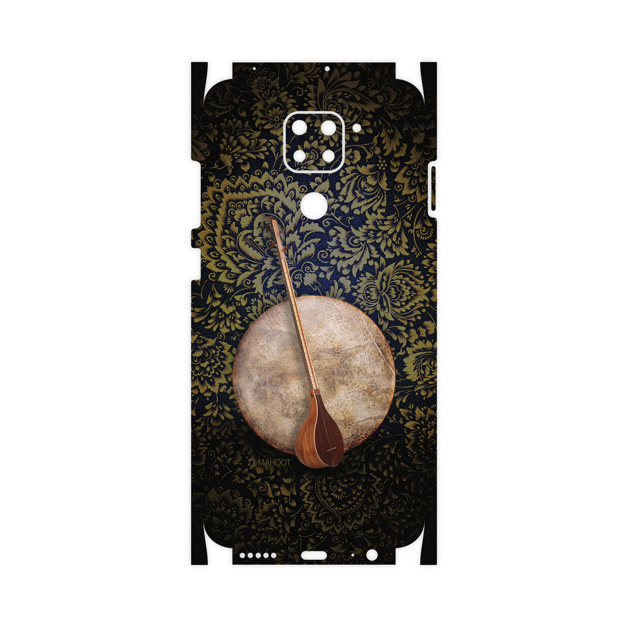 برچسب پوششی ماهوت مدل Setar-Daf-Instruments-FullSkin مناسب برای گوشی موبایل شیائومی Redmi Note 9