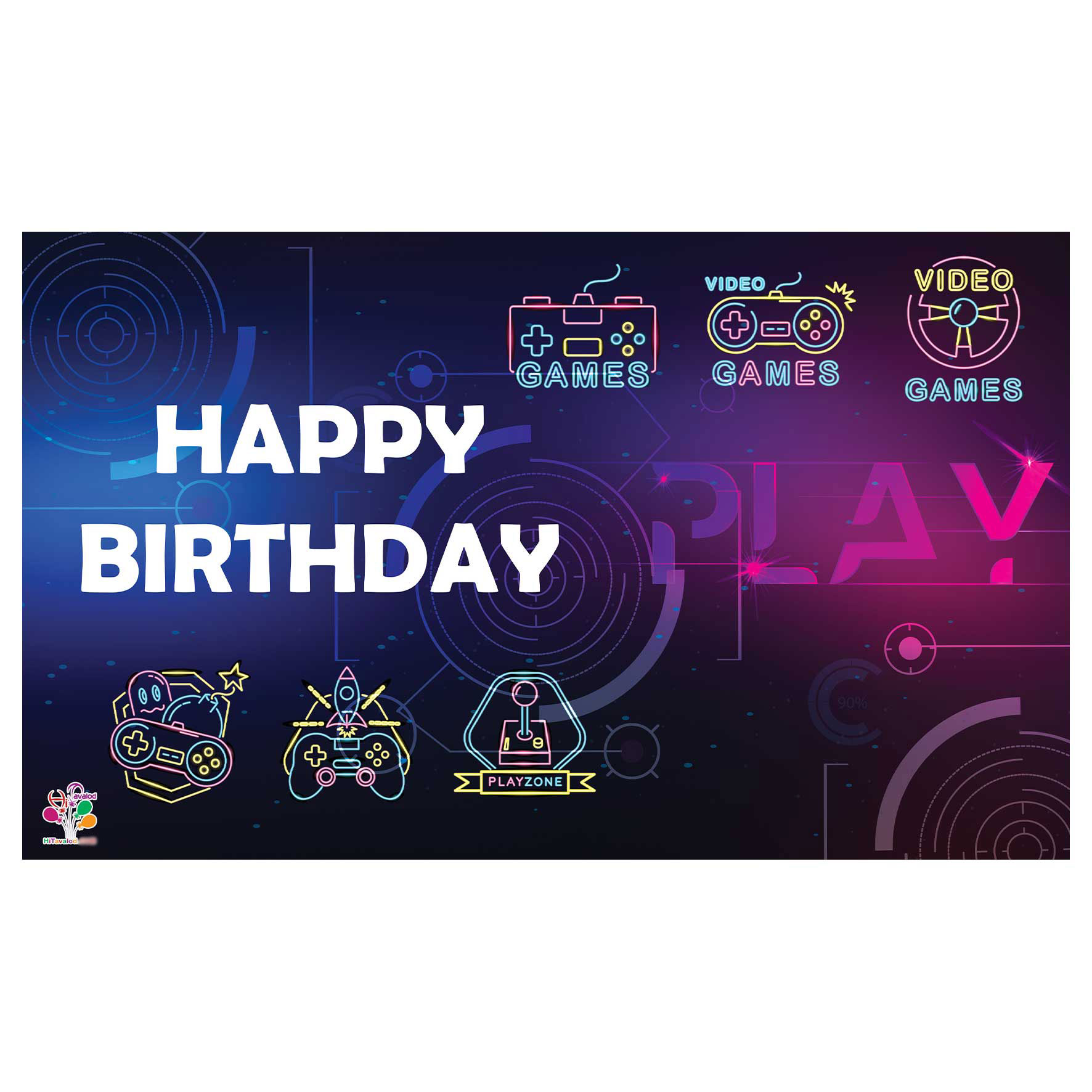 بنر تولد طرح گیم کد 156