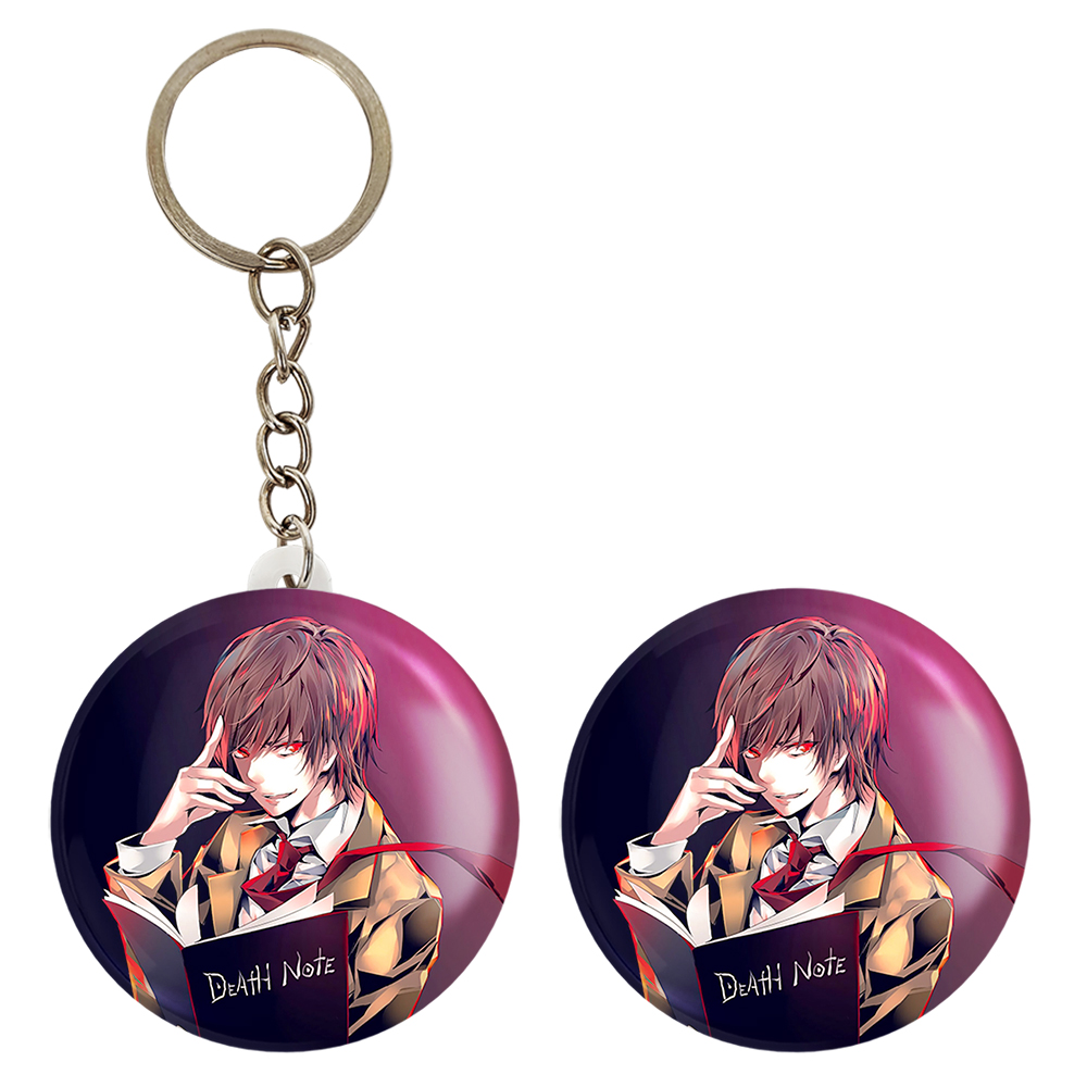 پیکسل خندالو مدل لایت یاگامی انیمه دفترچه مرگ Death Note کد 4934 به همراه جاکلیدی