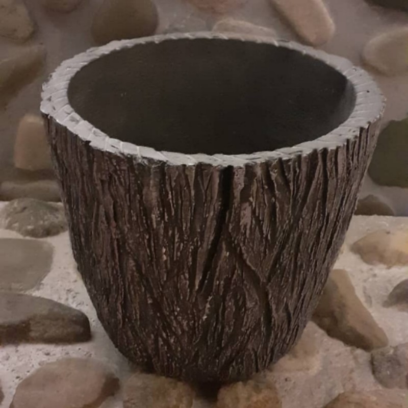 گلدان طرح چوب به رنگ چوب کد (0010)