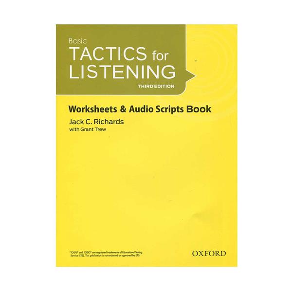 کتاب Tactics for Listening 3rd Basic اثر Jack C. Richards انتشارات جنگل