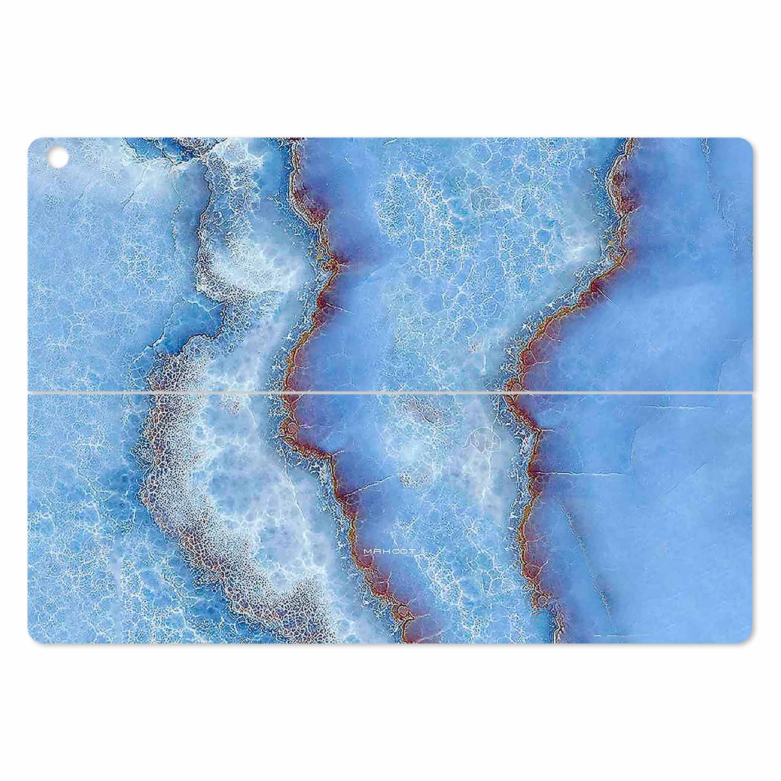 برچسب پوششی ماهوت مدل Blue Ocean Marble مناسب برای تبلت ایسوس Transformer 3 Pro 2016