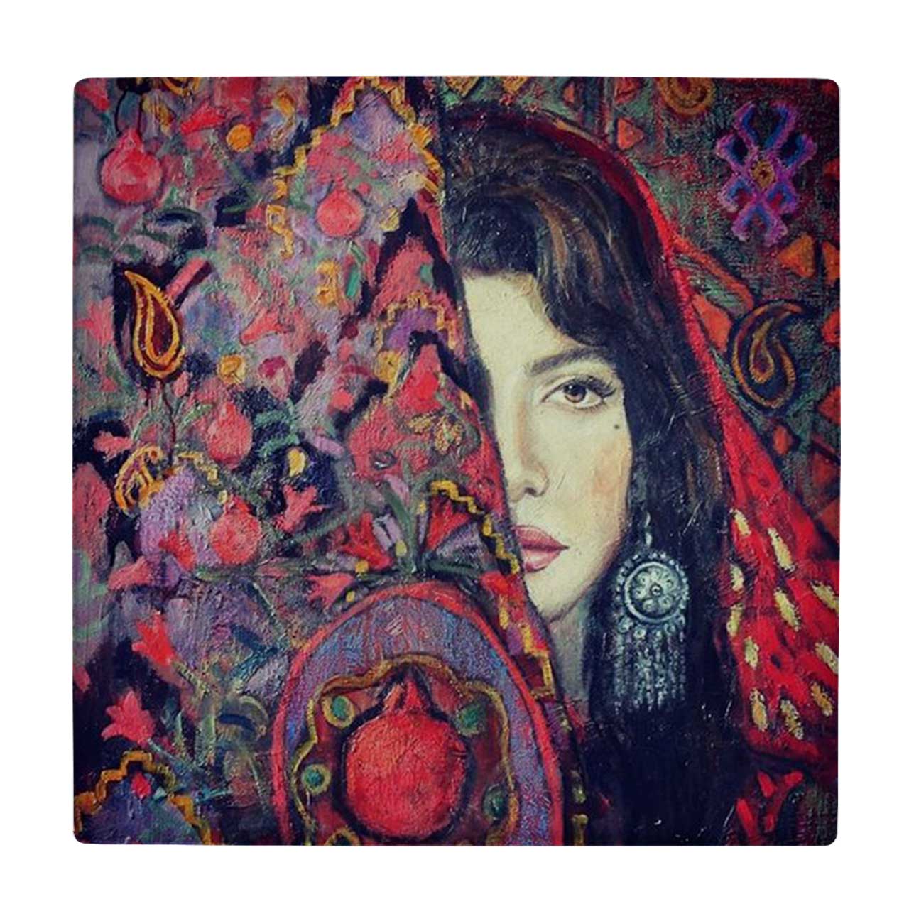 کاشی طرح بانوی شرقی کد wk3075