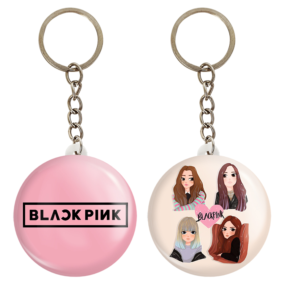 جاکلیدی خندالو مدل گروه بلک پینک کد 31183116 مجموعه 2 عددی