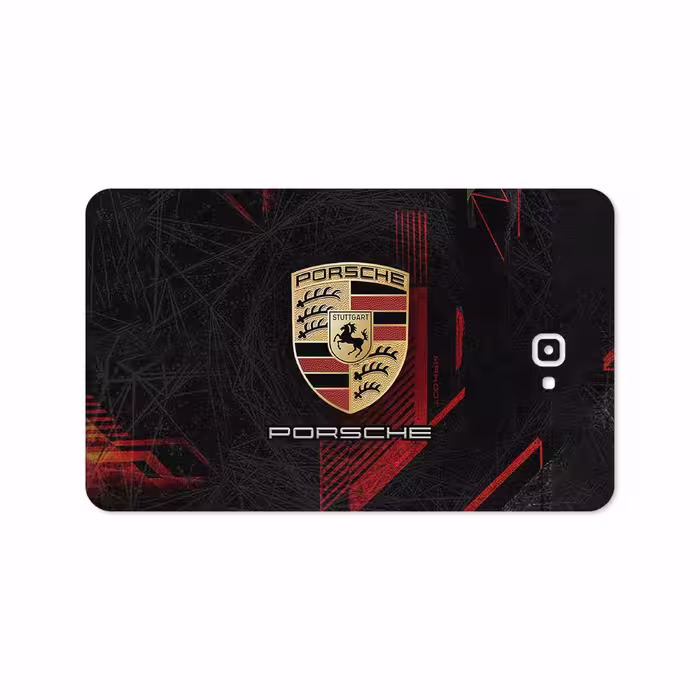 برچسب پوششی ماهوت مدل Porsche-Logo مناسب برای تبلت سامسونگ Galaxy Tab A 10.1 2016 T580