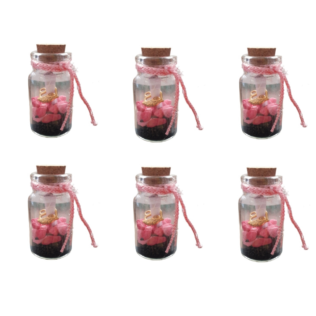 بطری دکوری کد F_322 مجموعه 6 عددی