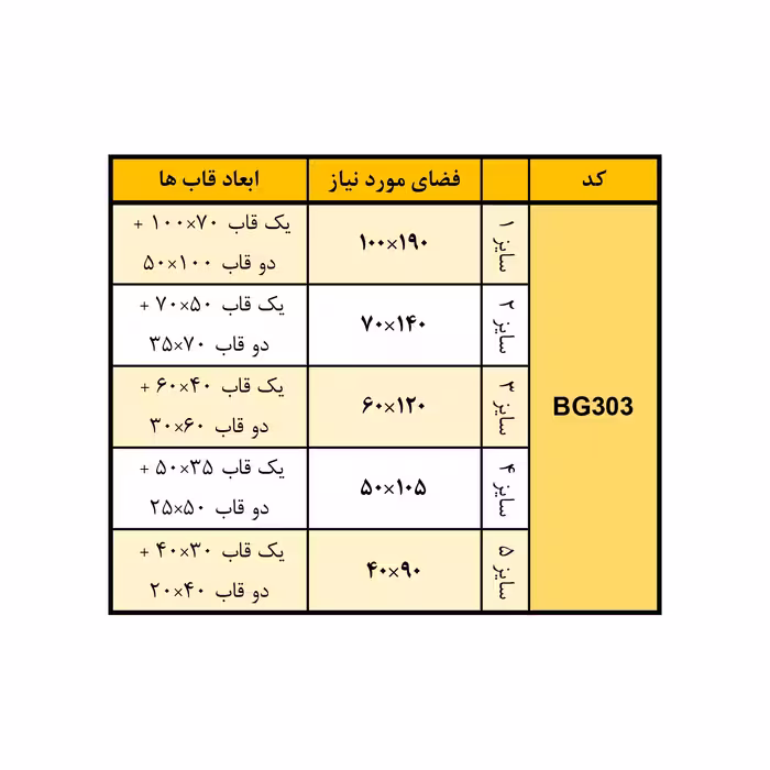 تابلو مدل Maha-BG303 مجموعه 3 عددی