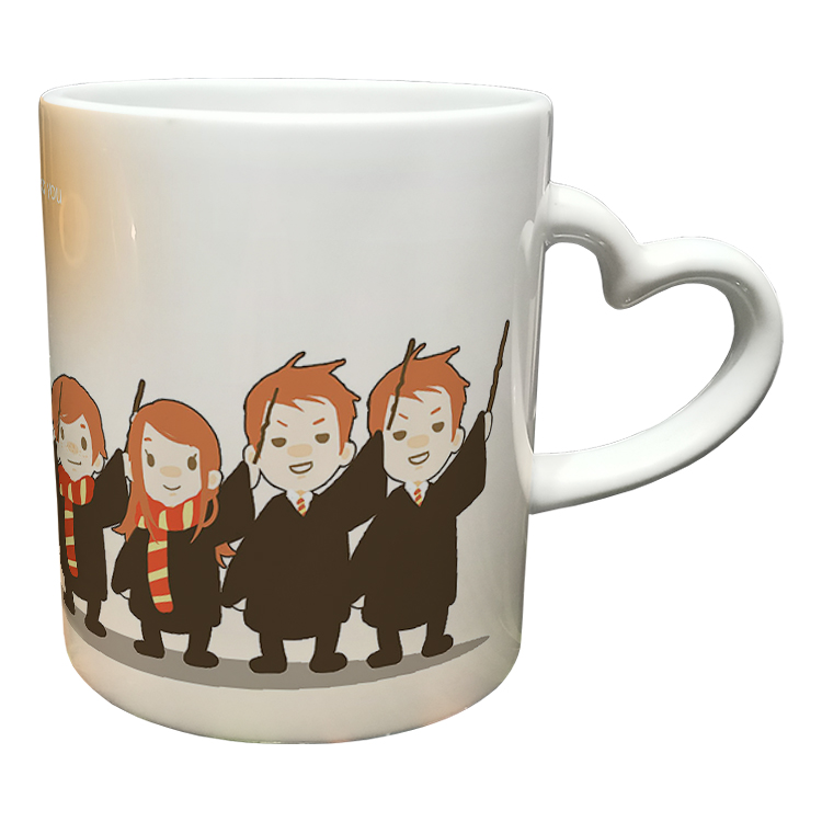 ماگ مدل دسته قلبی طرح هری پاتر کد 63