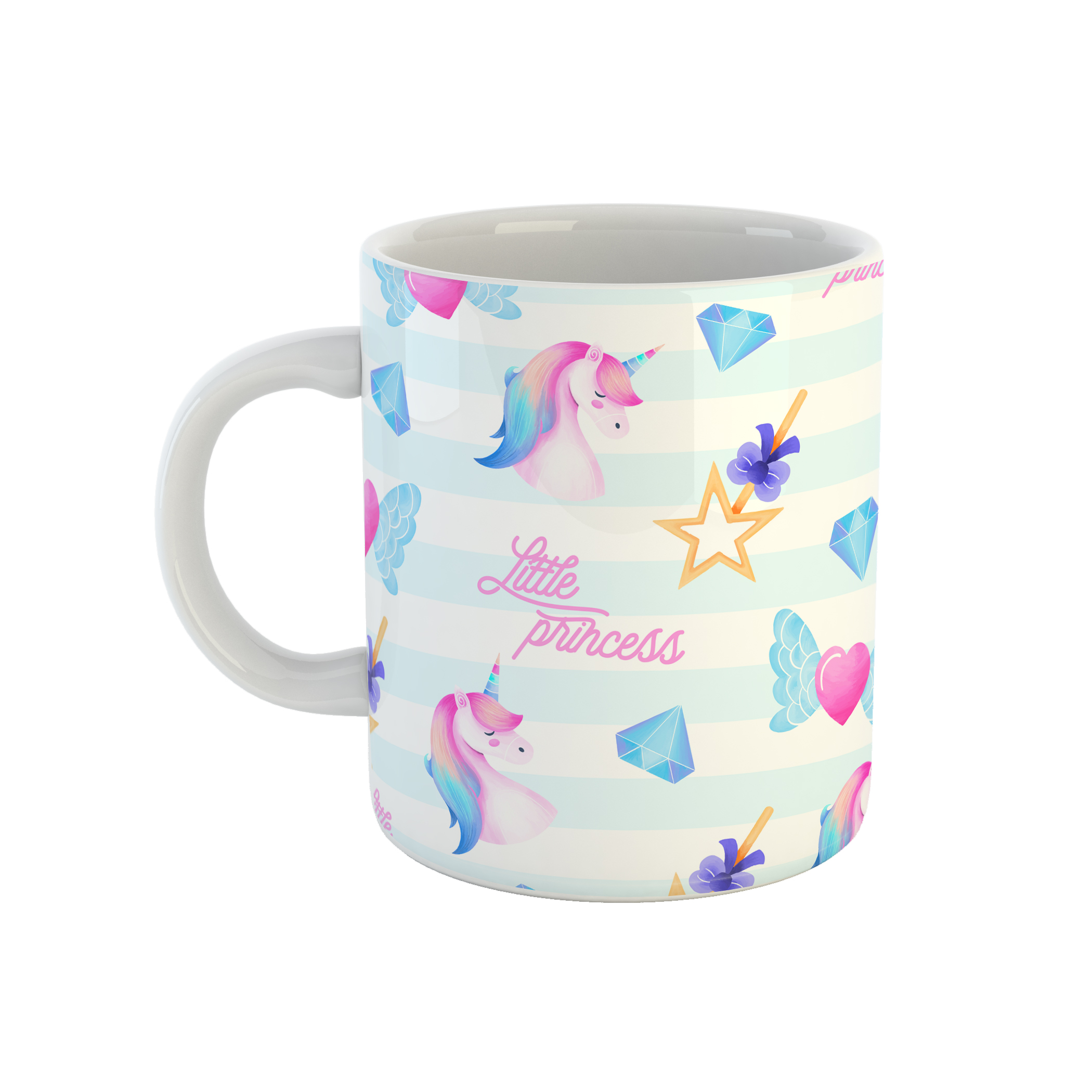 ماگ طرح اسب تک شاخ کد 01