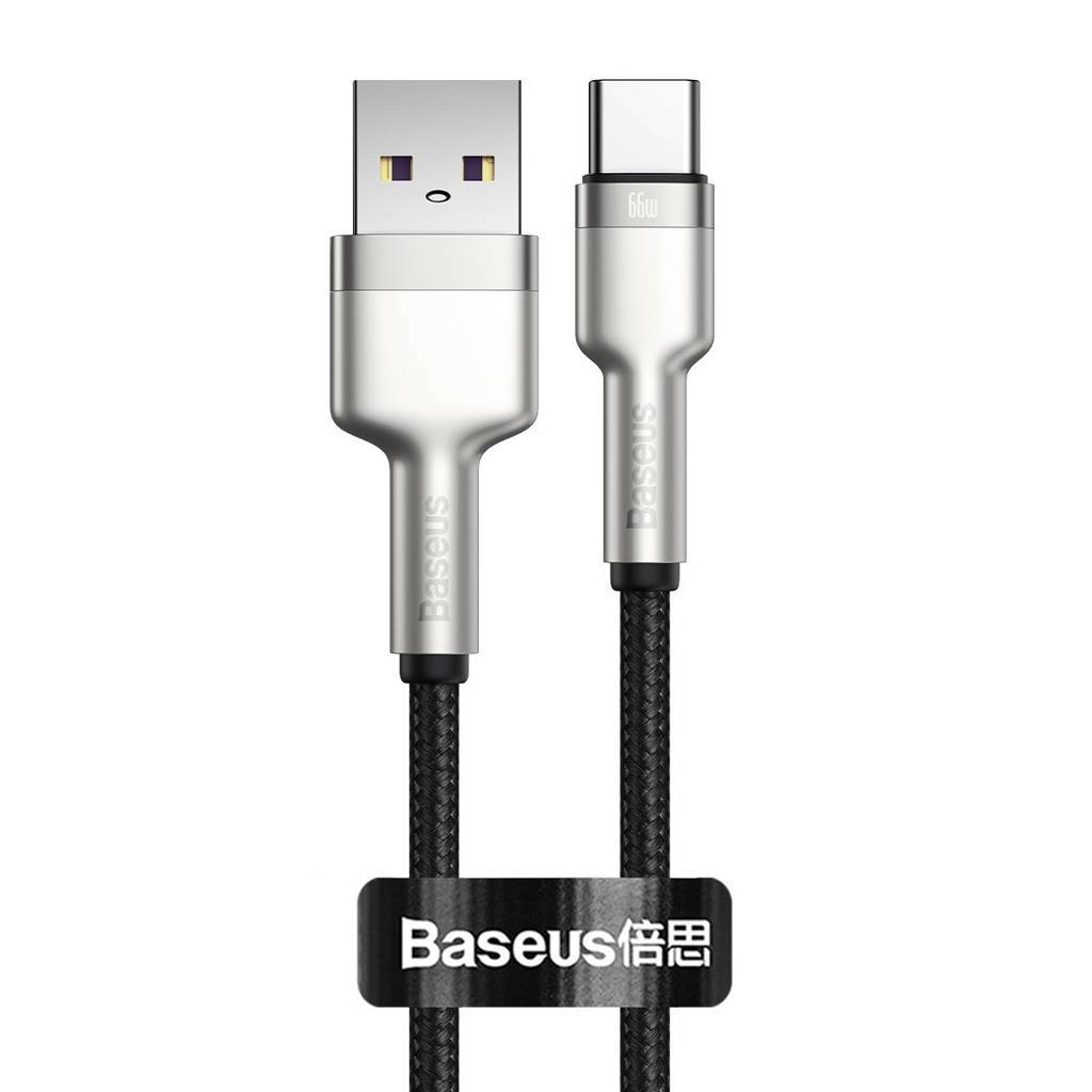 کابل 25 سانتی تایپ سی 66 وات بیسوس Baseus CAKF000001 Cafule Series 66W USB to USB-C