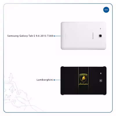 برچسب پوششی ماهوت مدل Lamborghini مناسب برای تبلت سامسونگ Galaxy Tab E 9.6 2015 T560