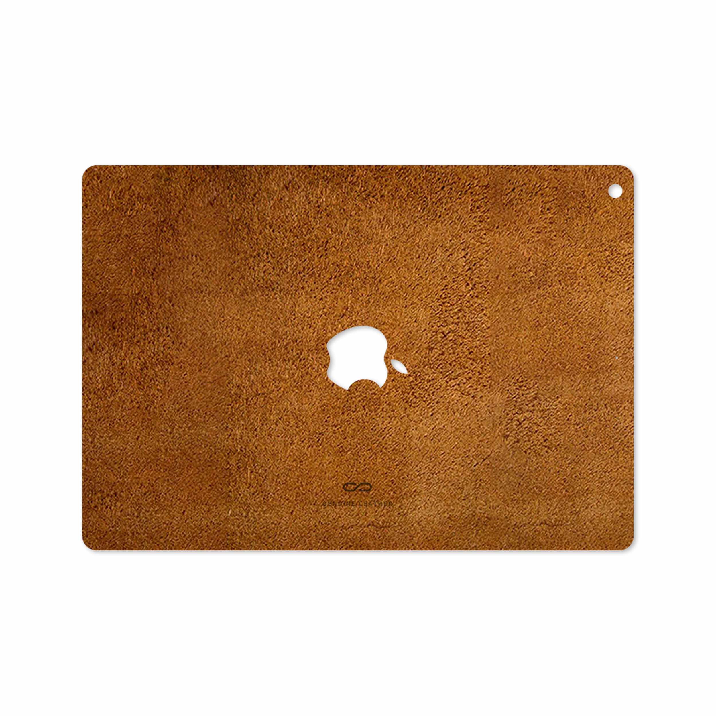 برچسب پوششی ماهوت مدل Brown-Chamois-Leather مناسب برای تبلت اپل iPad 9.7 (GEN 5) 2017 A1822