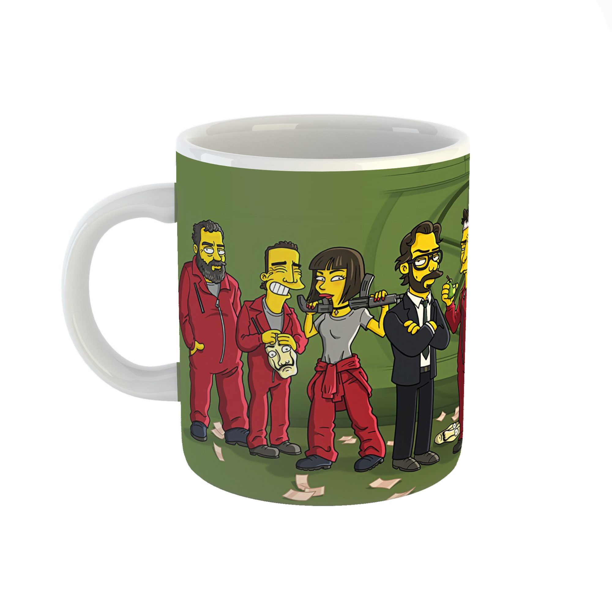 ماگ طرح سیمپسون‌ها مدل Money Heist