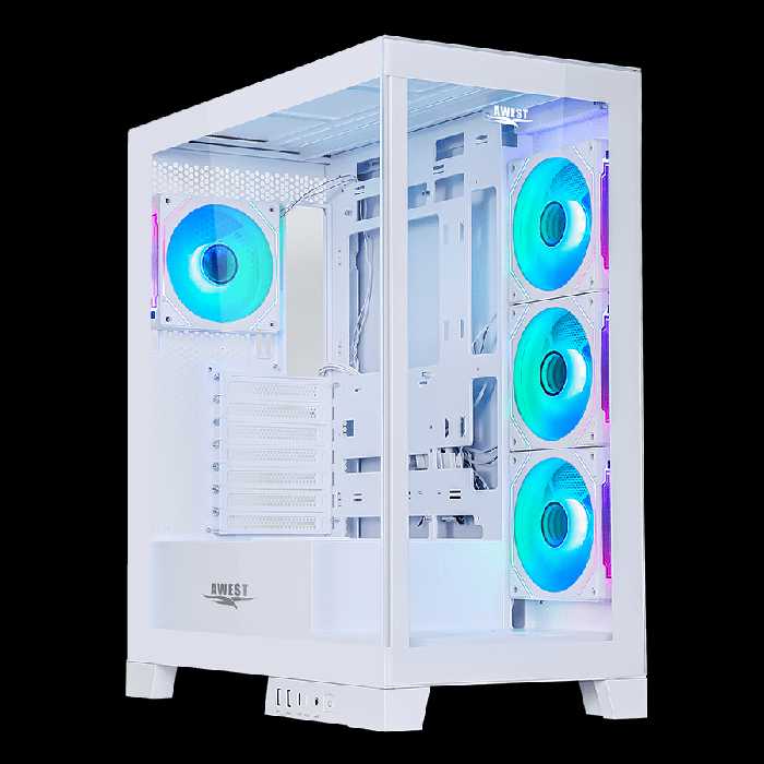 مشخصات، قیمت و خرید کیس گیمینگ کامپیوتر AWEST مدل  GT-AQ16-MW