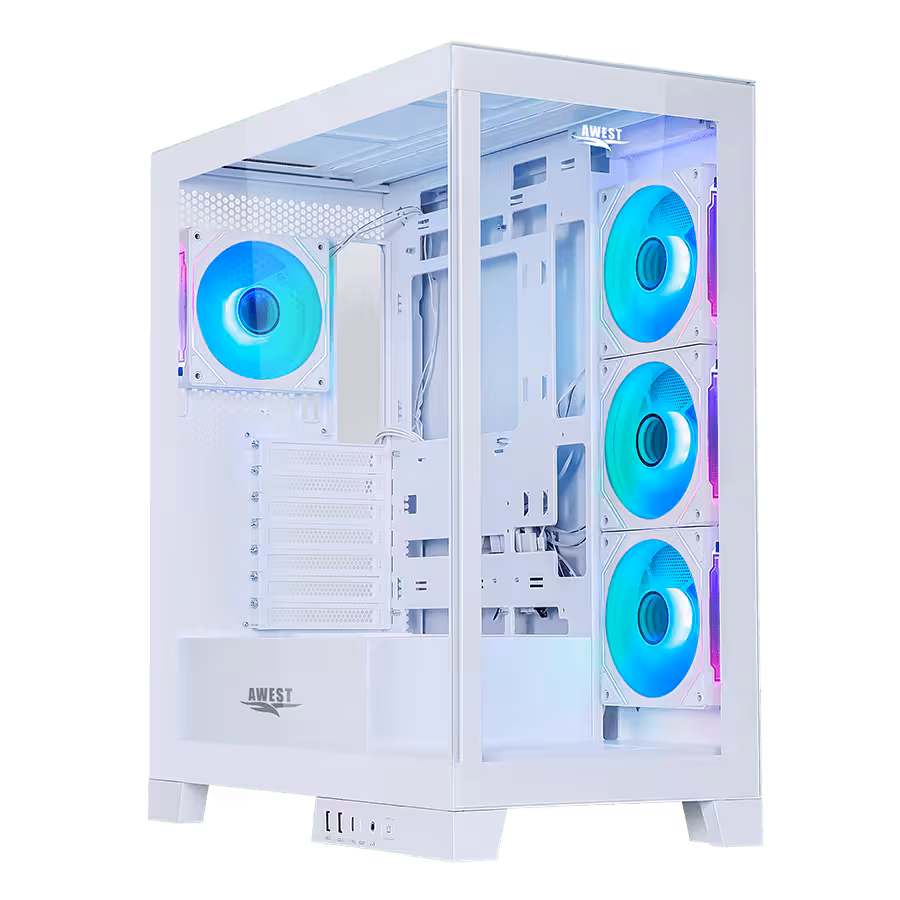 مشخصات، قیمت و خرید کیس گیمینگ کامپیوتر AWEST مدل  GT-AQ16-MW