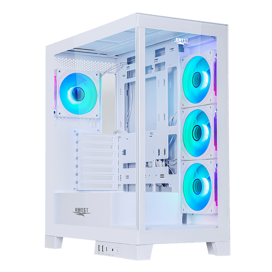 مشخصات، قیمت و خرید کیس گیمینگ کامپیوتر AWEST مدل  GT-AQ16-MW