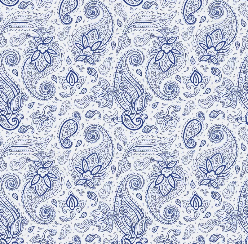 وکتور بک گراند بته جغه آبی رنگ | گرافیک با طعم تربچه