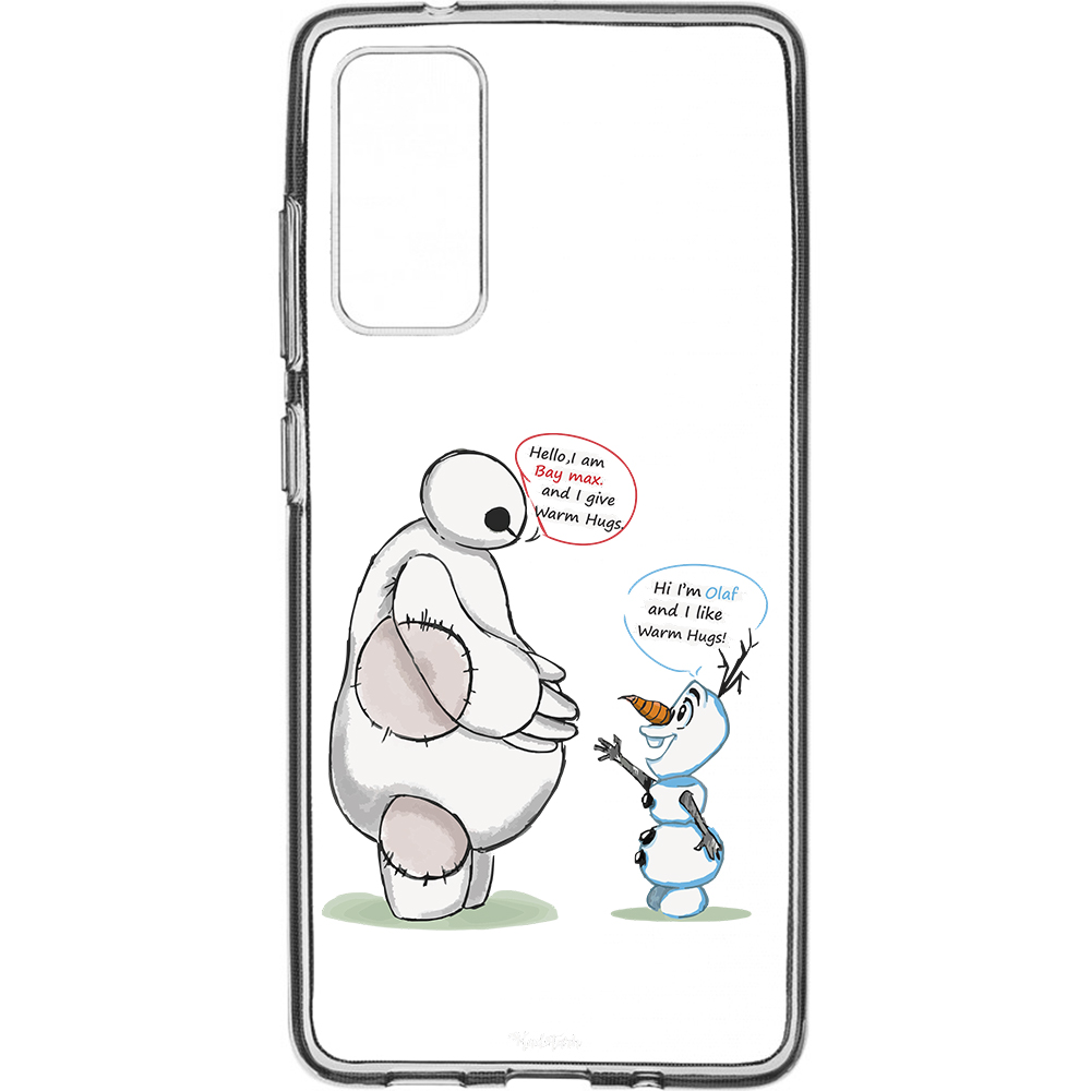 کاور طرح Olaf &amp; Baymax مناسب برای گوشی موبایل سامسونگ Galaxy S20 Plus 