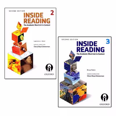 کتاب Inside Reading اثر Lawrence j. Zwier And Bruce Rubin انتشارات الوندپویان دو جلدی