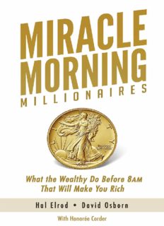 خرید و دانلود نسخه کامل کتاب THE MORNING MILLIONAIRE - PDF