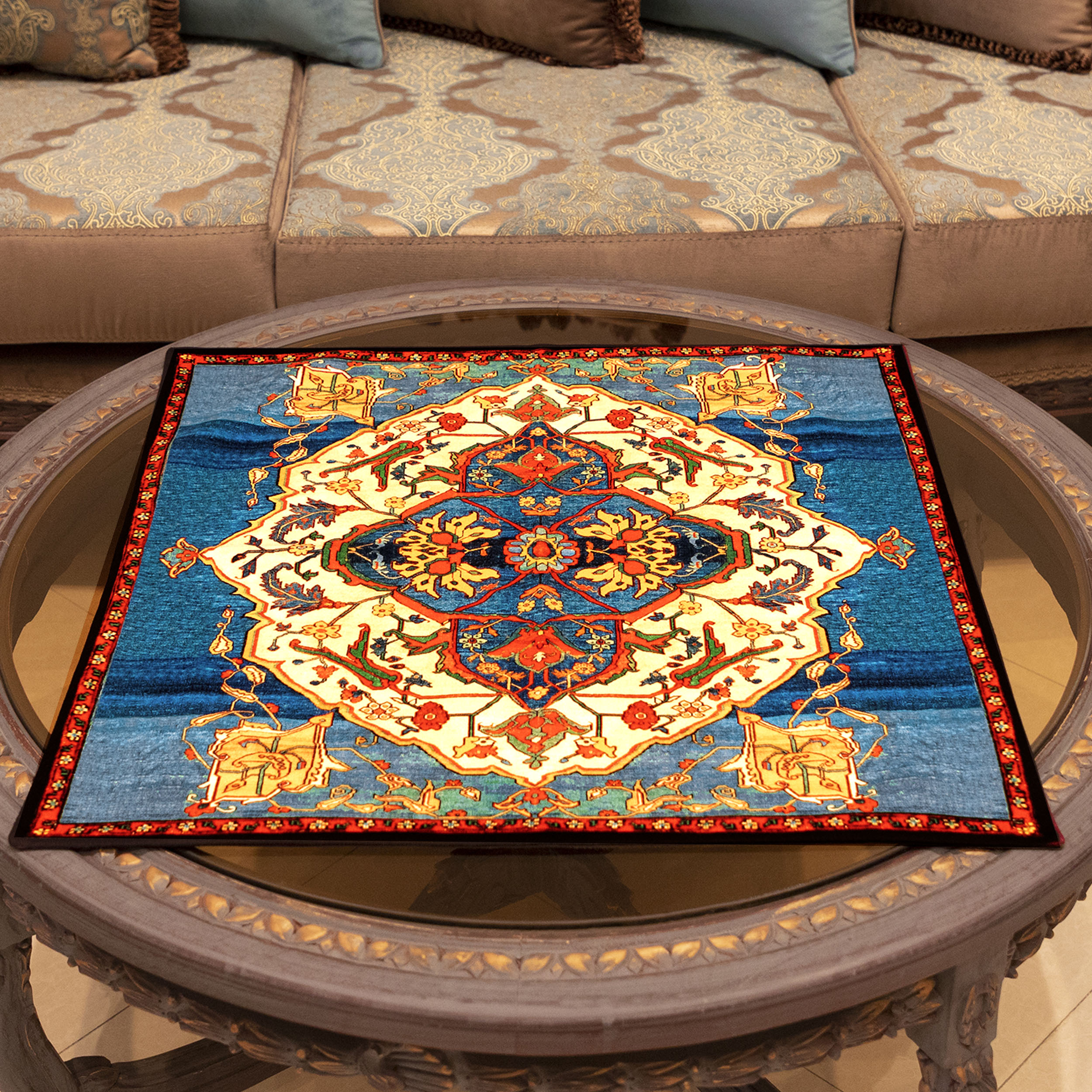 رومیزی طرح هریس کد KN-SQHB65