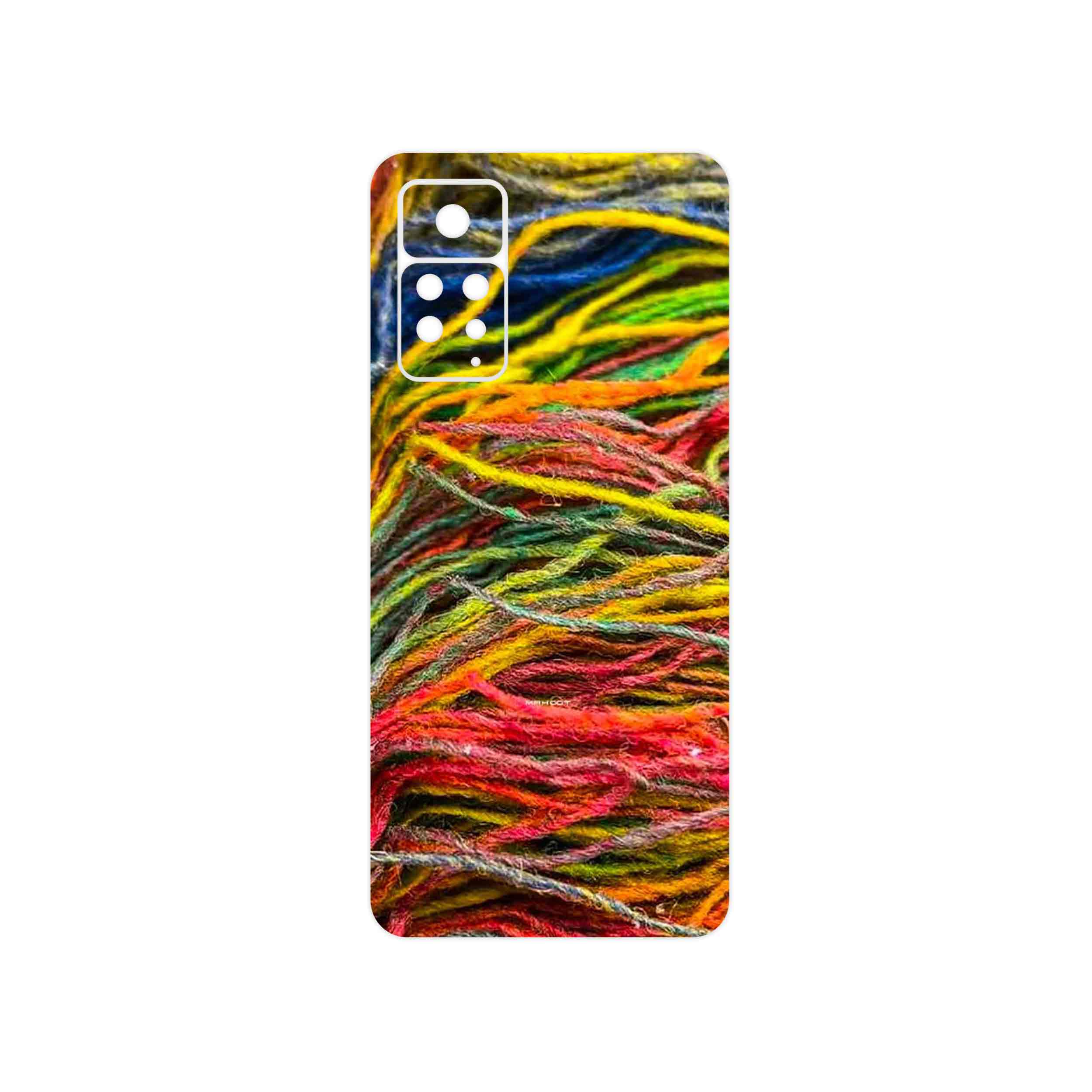 برچسب پوششی ماهوت مدل Fabric Texture 9 مناسب برای گوشی موبایل شیائومی Redmi Note 11 Pro Plus 5G (India)
