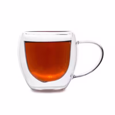 لیوان مدل دوجداره دسته دار کوتاه