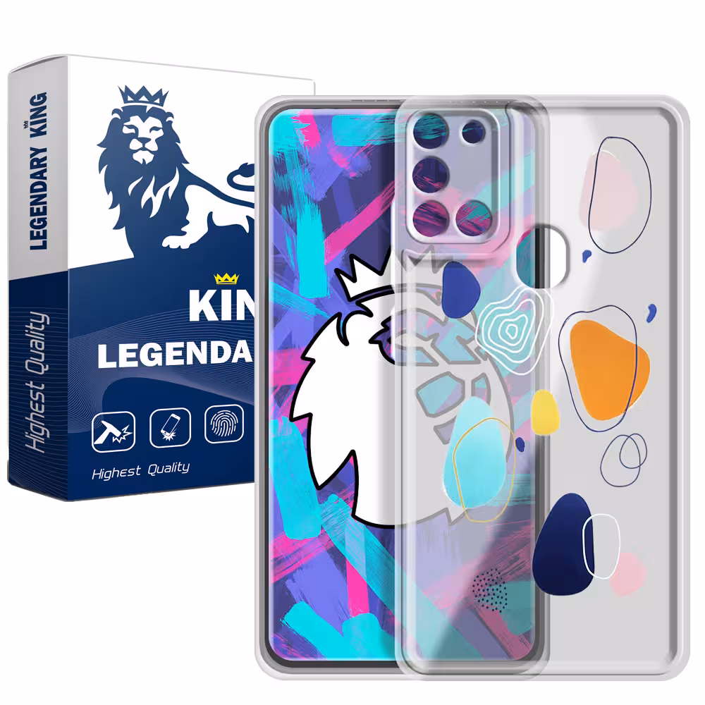 کاور  لاین کینگ مدل خال رنگی مناسب برای گوشی موبایل  سامسونگ Galaxy A21s