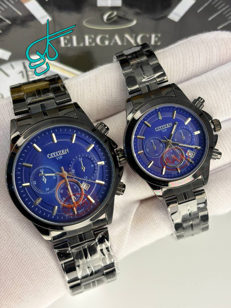 خرید ست ساعت مردانه و زنانه سیتیزن طرح کرنو کد 2116964 - ردگل