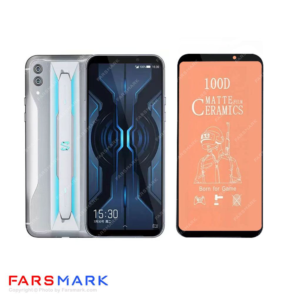 گلس سرامیکی مات گوشی شیائومی Xiaomi Black Shark 2