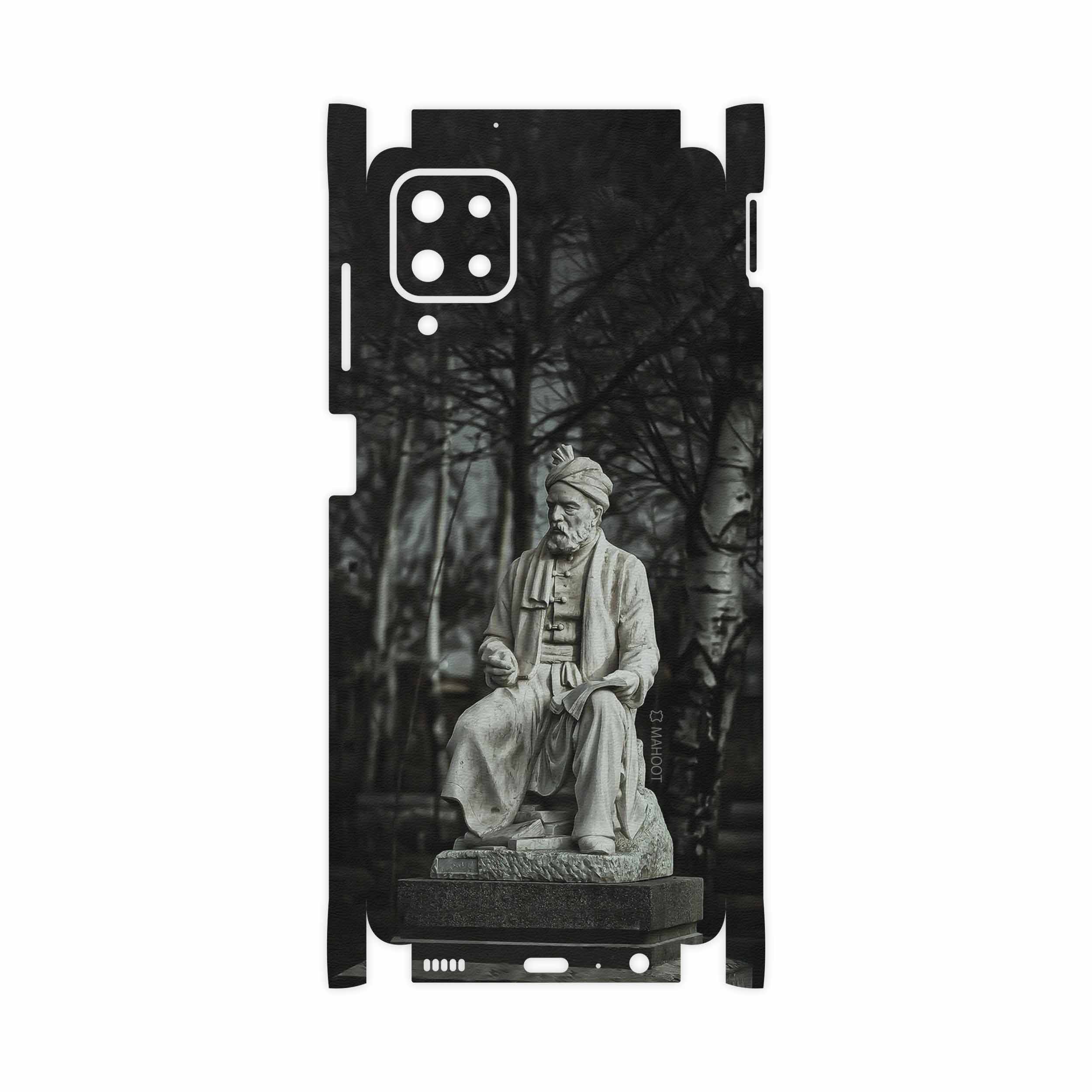 برچسب پوششی ماهوت مدل Ferdowsi-Logo-FullSkin مناسب برای گوشی موبایل سامسونگ Galaxy A12 Nacho