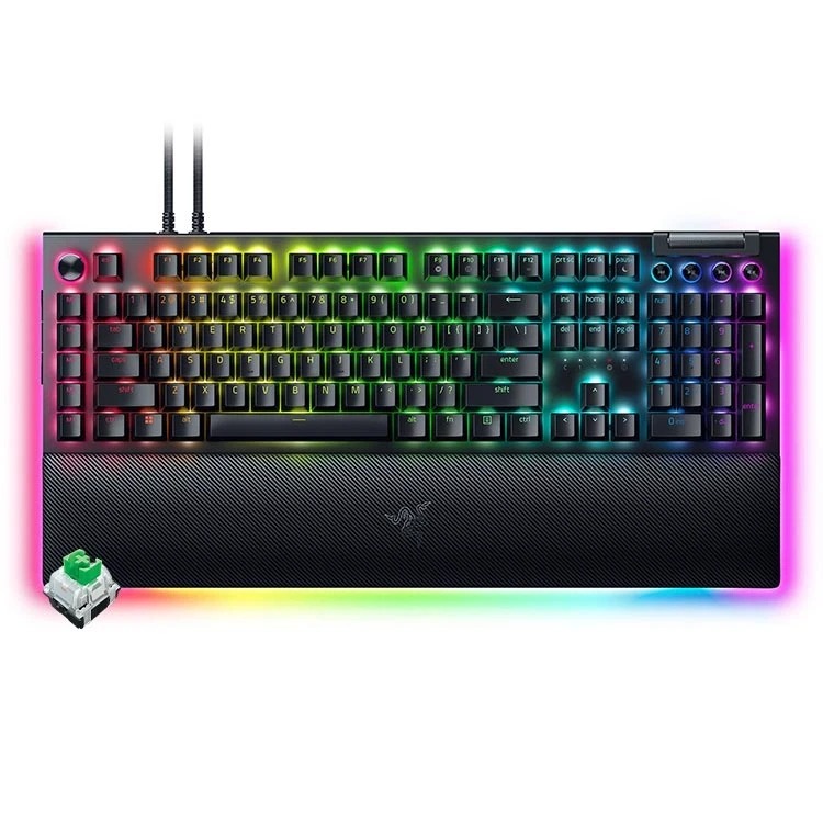 خرید کیبورد Razer BlackWidow V4 Pro Green SW با بهترین قیمت