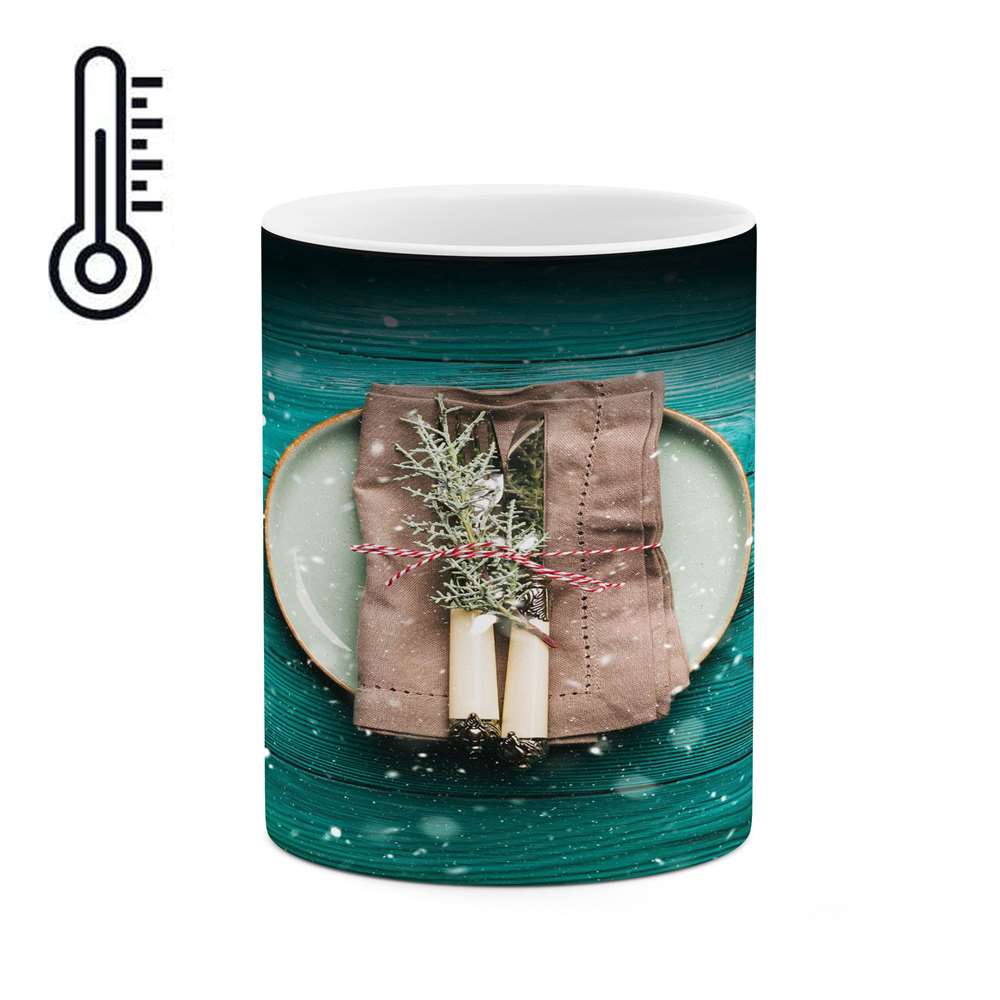 ماگ حرارتی کاکتی طرح کریسمس مدل mgh17079