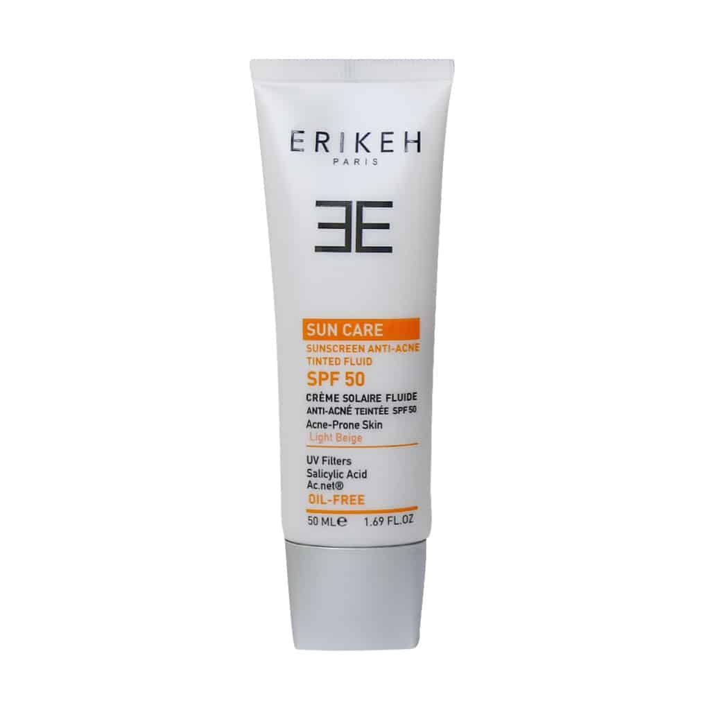 فلوئید ضد آفتاب و ضد جوش SPF50 اریکه 50 میلی لیتر