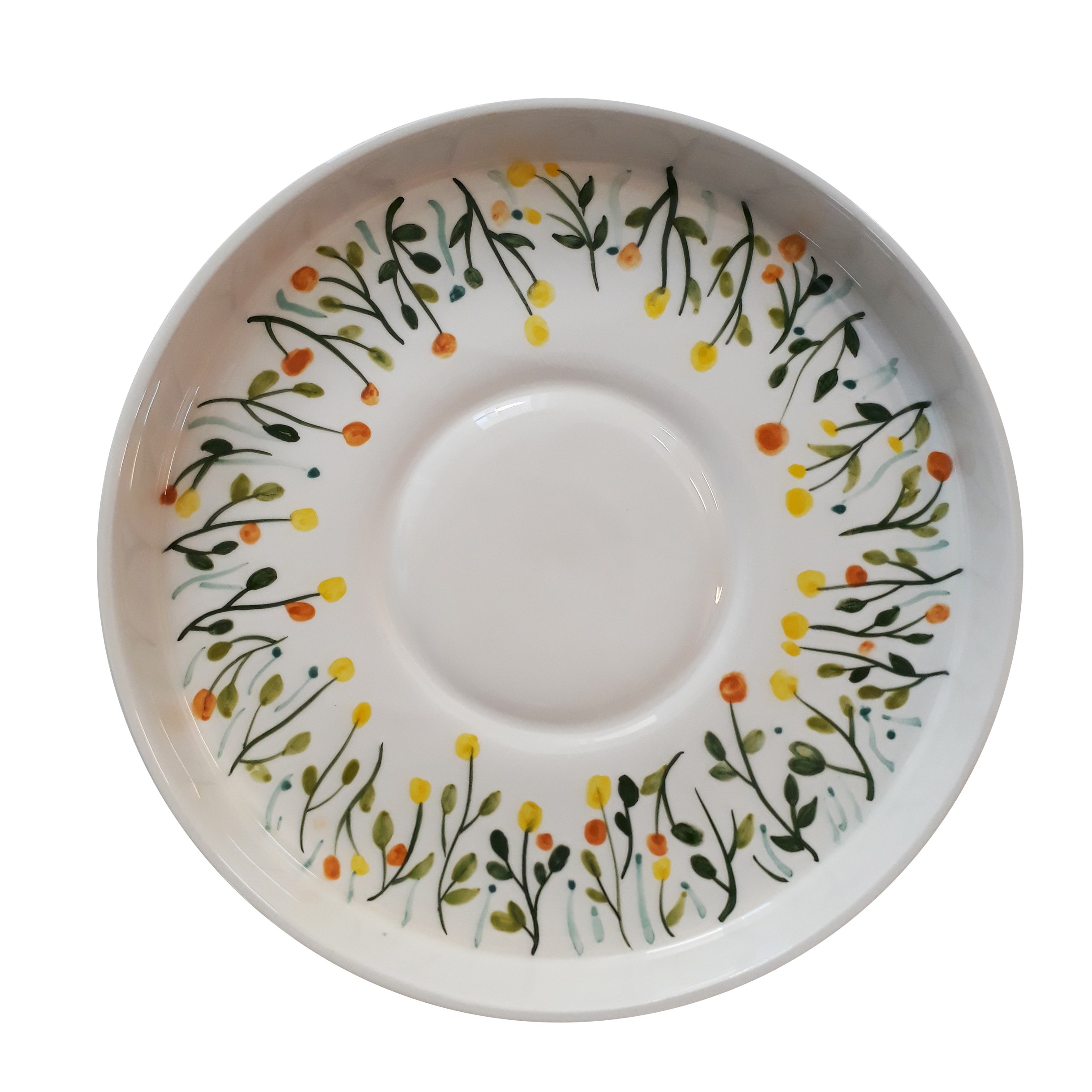 سینی سرامیکی طرح گل کد ZP54