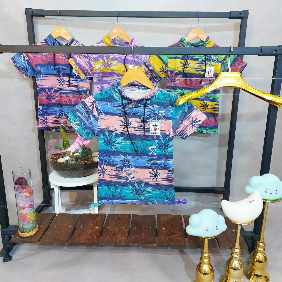 تیشرت تک طرح هاوایی سایز 45 تا 55