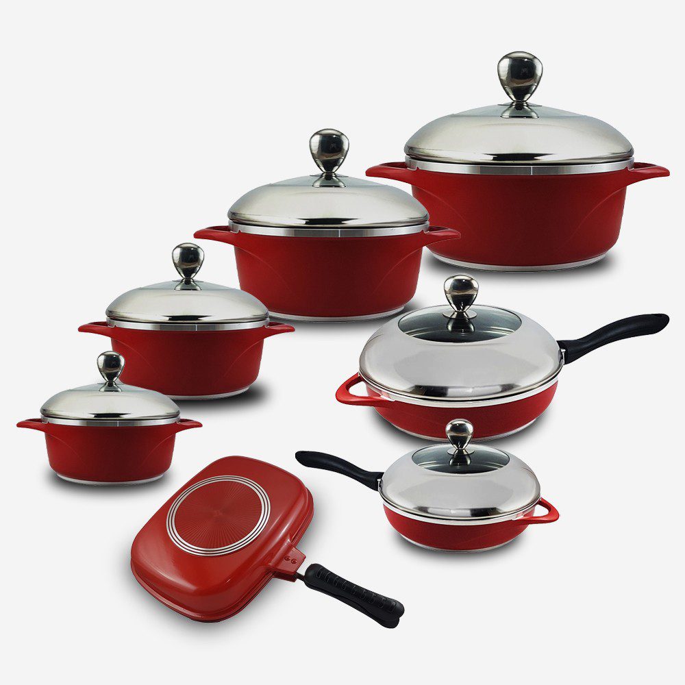 سرویس قابلمه 14 پارچه یونیک کد 8716 (خارجی درجه عالی)