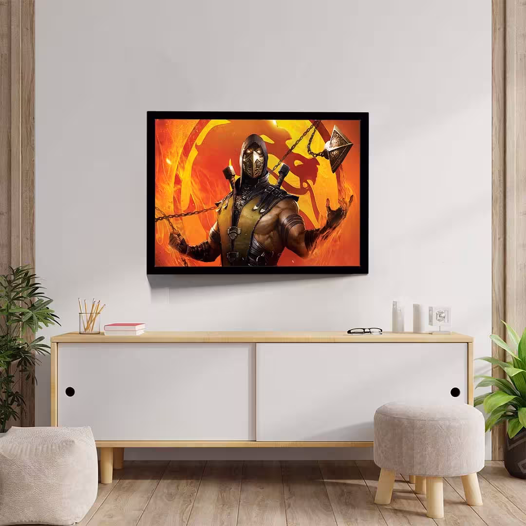 تابلو مدل mortal kombat کد F-14015