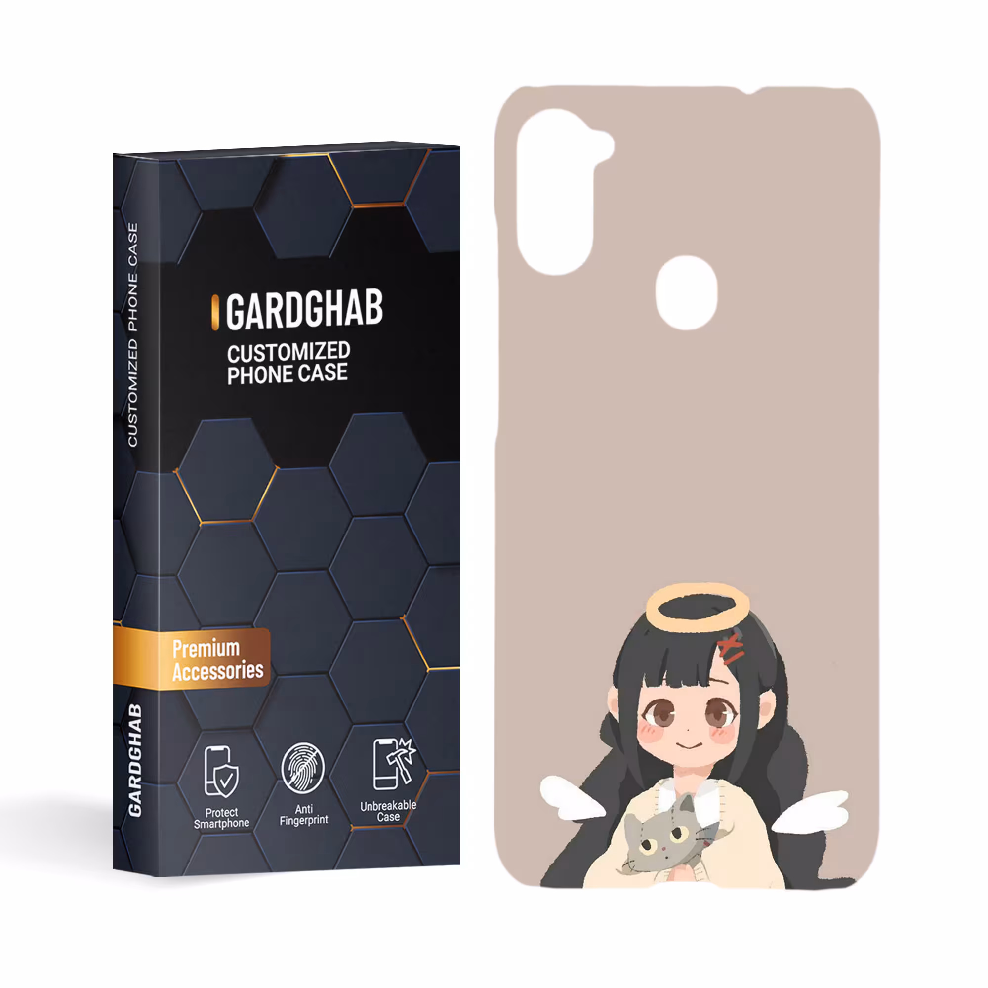 کاور گارد قاب مدل دخترانه مناسب برای گوشی موبایل سامسونگ galaxy A11