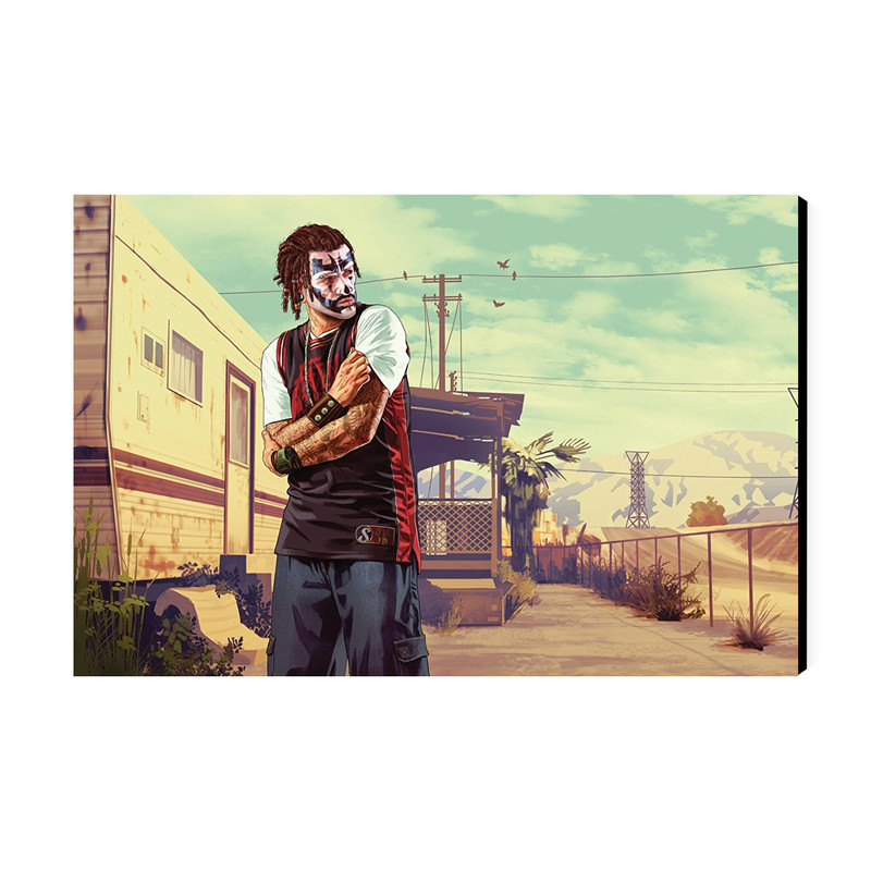 تابلو شاسی طرح GTA مدل As1113 | دنیای قاب