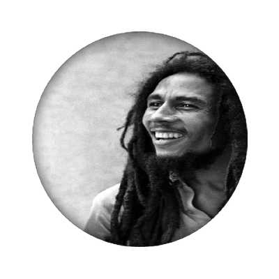 زیر لیوانی مدل باب مارلی کد 1256