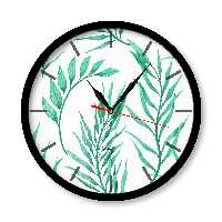 ساعت دیواری راویتا طرح برگ مدل 1014