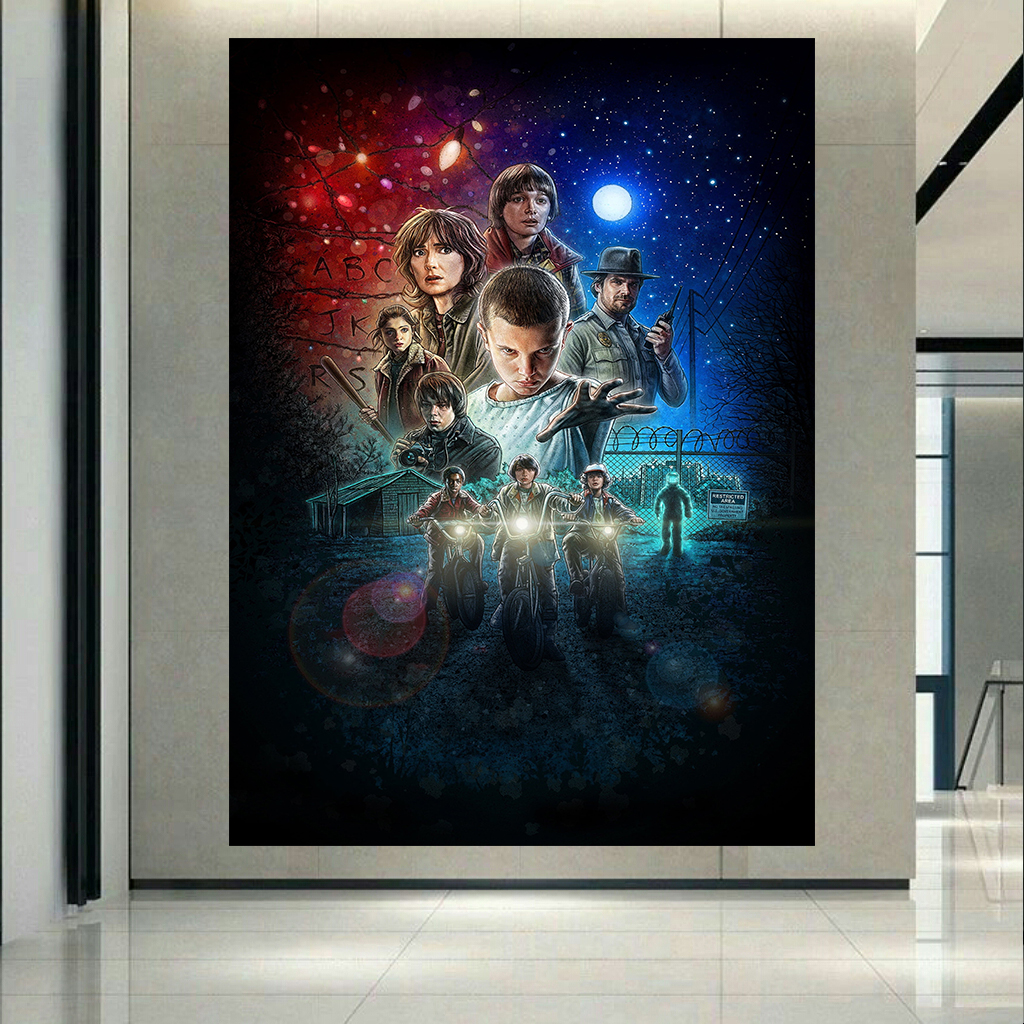 تابلو شاسی طرح سریال مدل Stranger Things کد AR1225