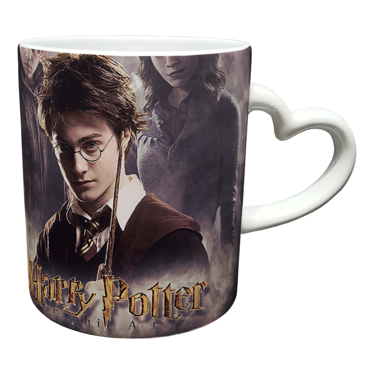 ماگ مدل دسته قلبی طرح هری پاتر کد 55