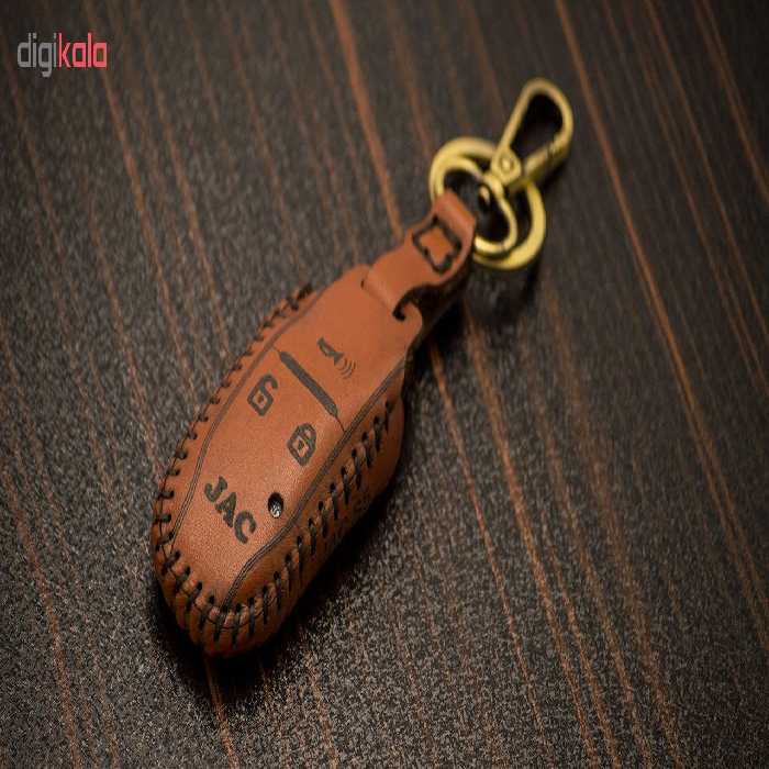 جاسوئیچی خودرو چرم طبیعی کد ct-123 مناسب برای JAC S5 اتومات (عرضه کالا)